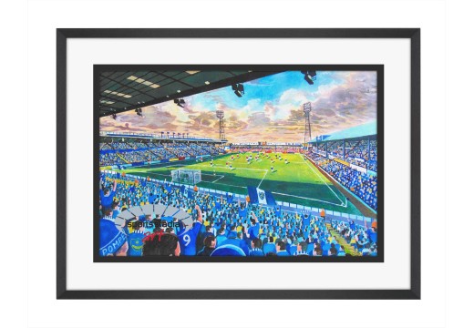Fratton Park Stadium Fine Art Print - Portsmouth FC